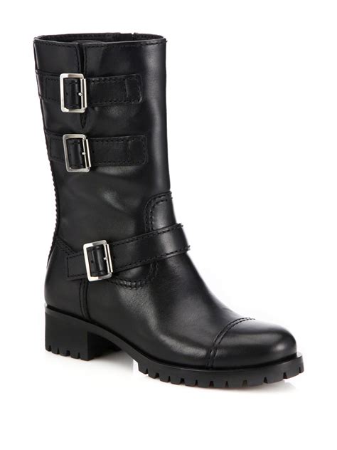 prada lug sole lace up boots|Women's Ankle Boots And Boots .